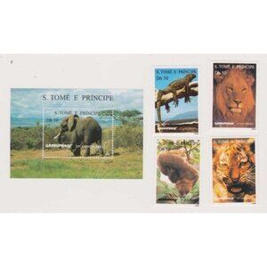 St. Thomas/Prince #1237-41 Mint postage stamps